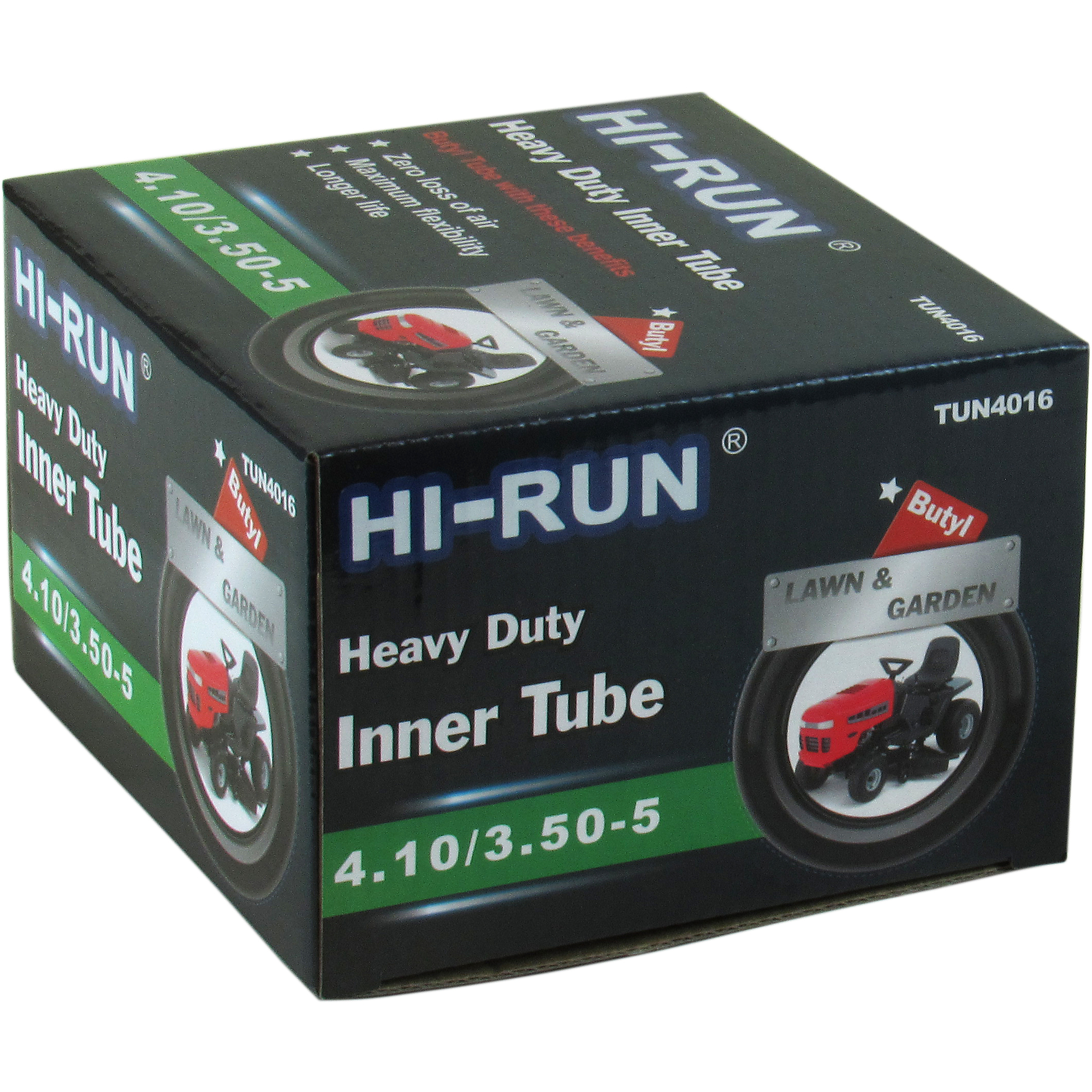 HI-RUN, Tube 4.10/3.50-5 (TR13) Lawn Garden, Fits Rim Size 5 in, Included (qty.) 1 Model# TUN4016